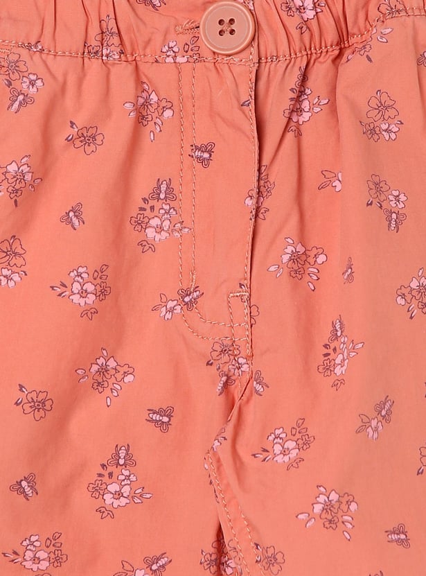 Girls Printed Trousers