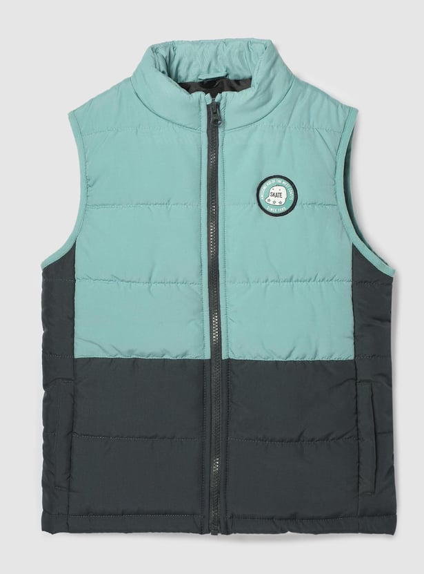 Boys Colourblocked Gilet