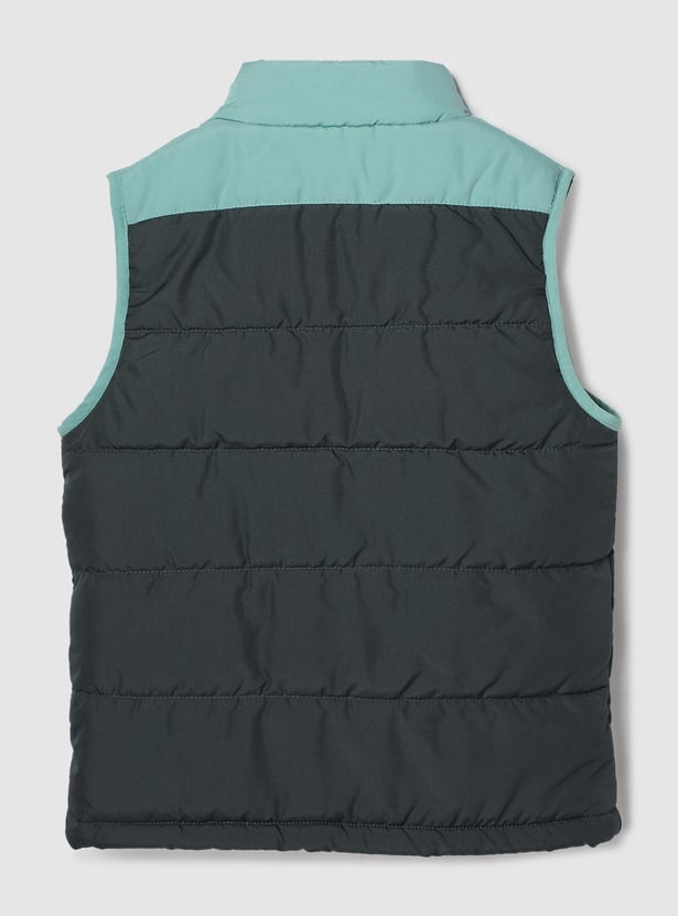 Boys Colourblocked Gilet