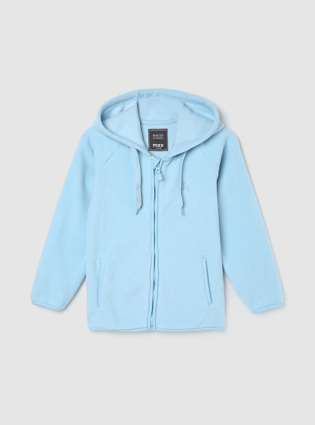 Boys Front-Open Hooded Jacket