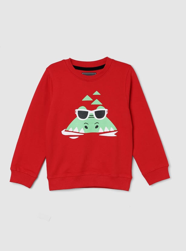 Boys Graphic Printed Sweatshirt
