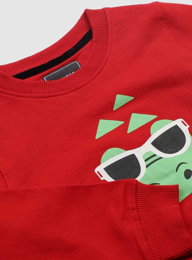 Boys Graphic Printed Sweatshirt