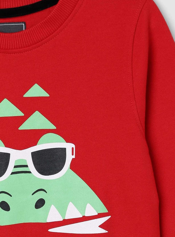 Boys Graphic Printed Sweatshirt