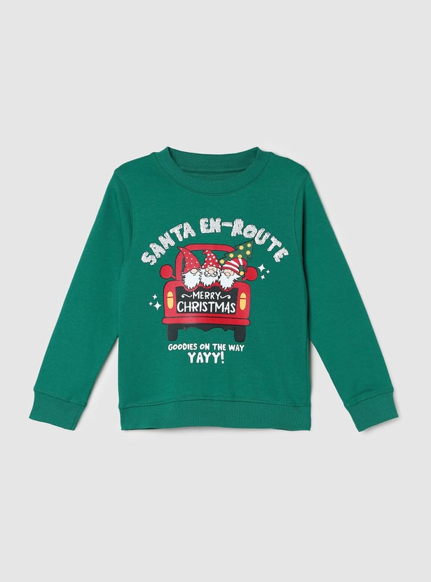 Boys Graphic Printed Sweatshirt