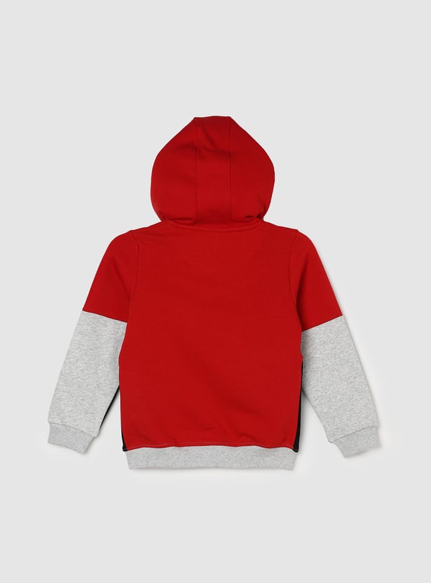 Boys Colorblocked Hooded Sweatshirt