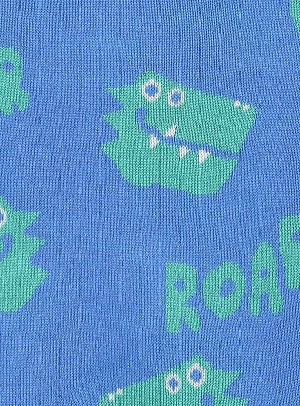 Boys Graphic Printed Sweater