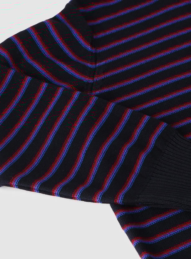 Boys Striped Knitted Sweater