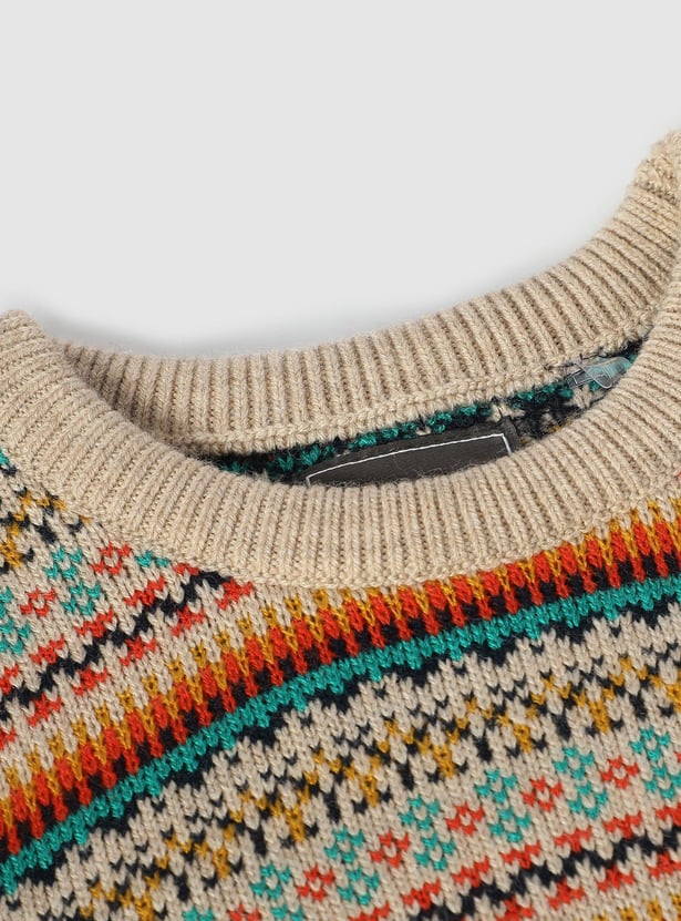 Boys Fair Isle Knitted Sweater
