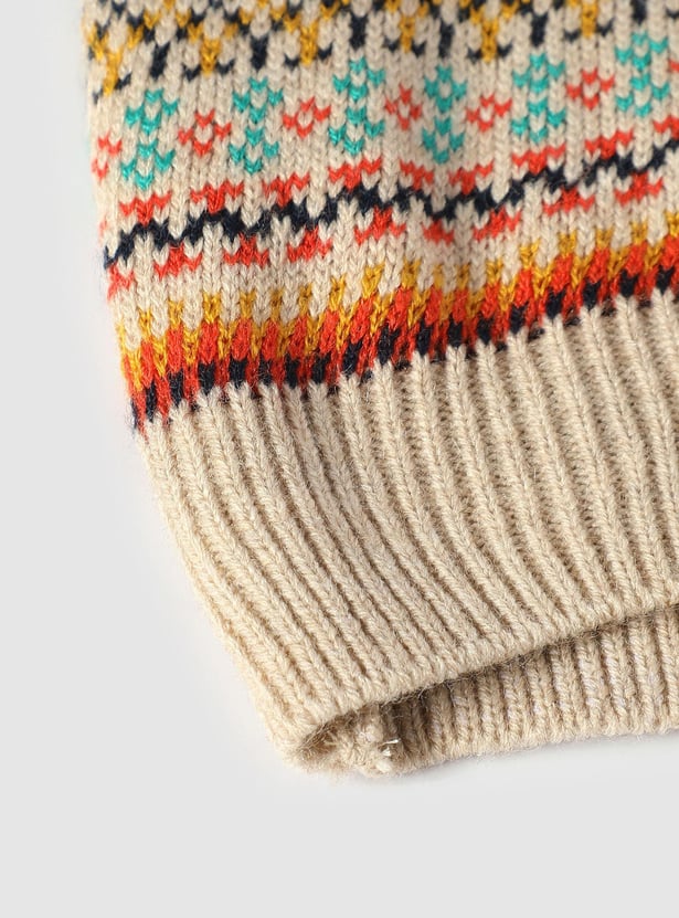 Boys Fair Isle Knitted Sweater