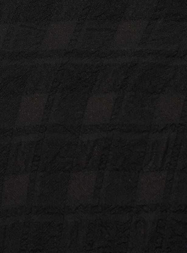 Women Textured V-neck Top