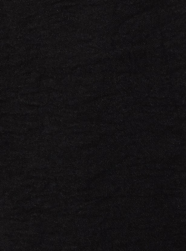 Women Textured Tunic with Flap Pockets