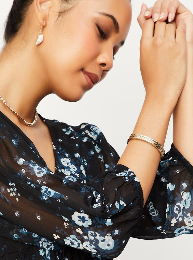 Women Printed A-line Dress