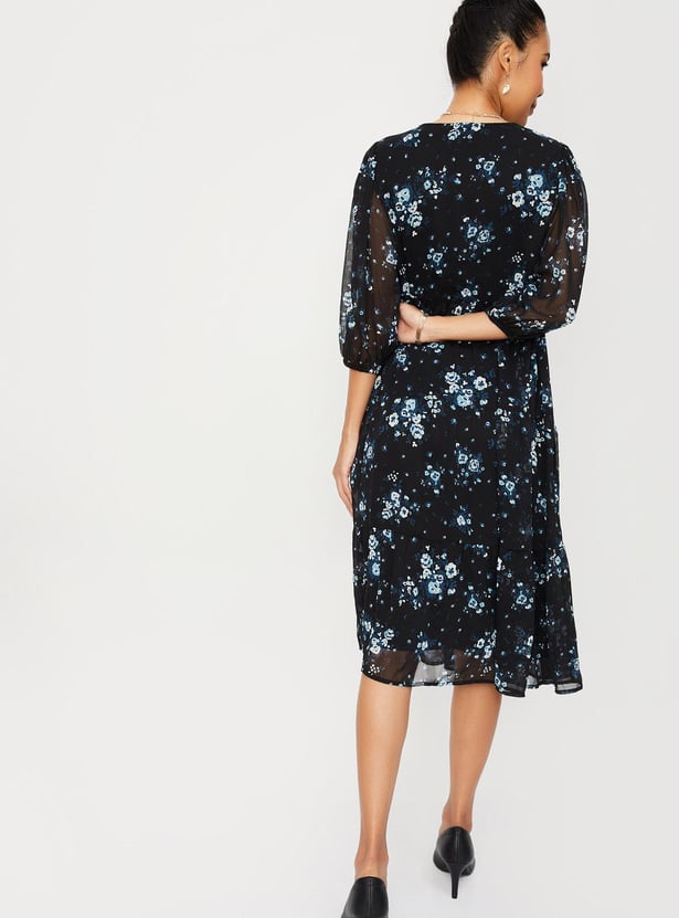 Women Printed A-line Dress