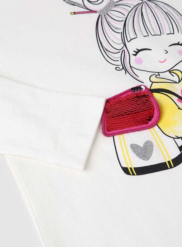 Girls Printed Sleepwear Set