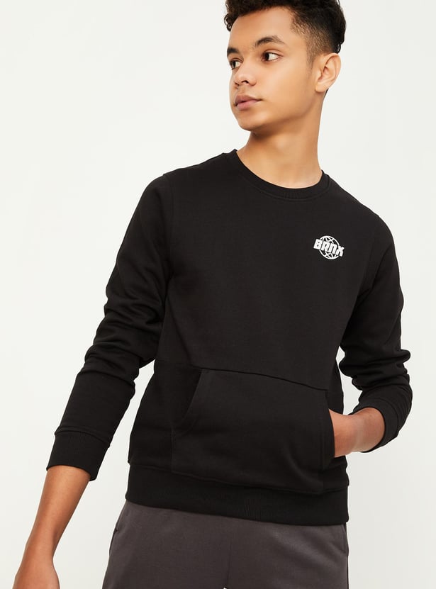 Boys Solid Sweatshirt