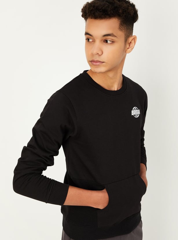 Boys Solid Sweatshirt