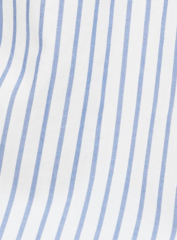 Boys Striped Cotton Shirt