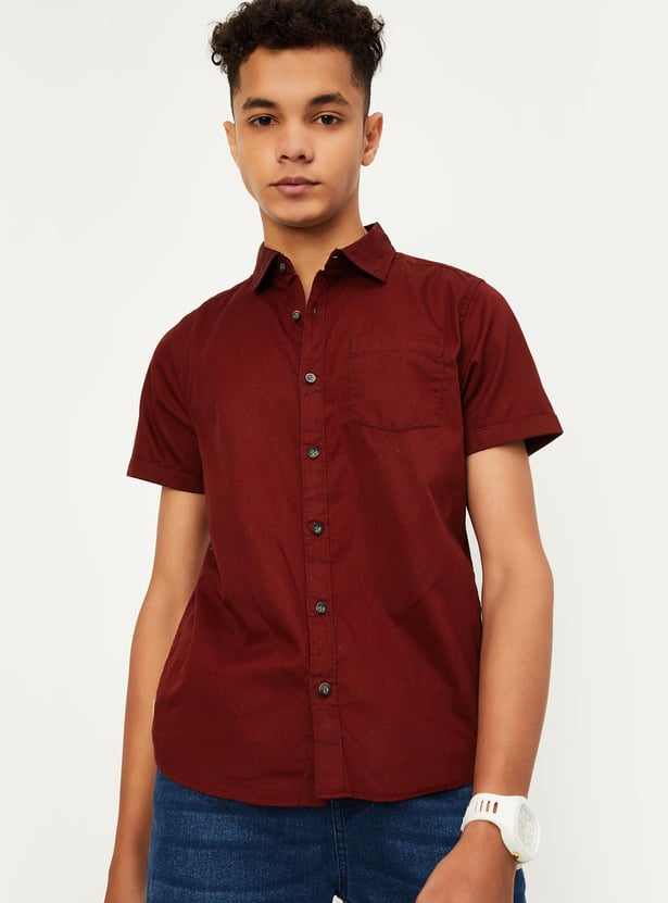 Boys Solid Shirt