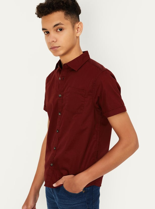 Boys Solid Shirt