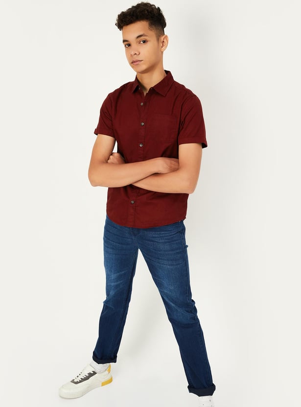 Boys Solid Shirt