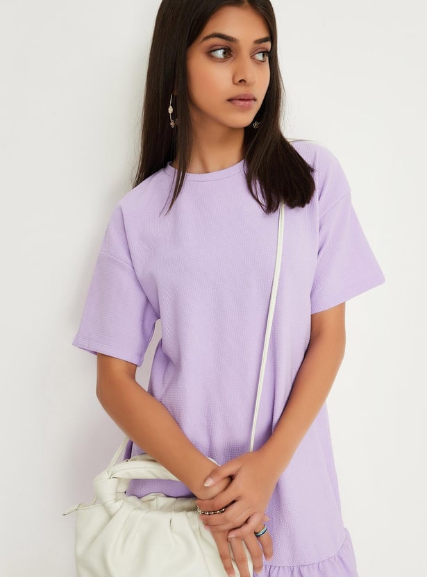 Girls A-line Knit Dress