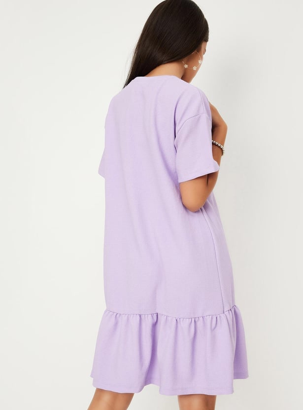 Girls A-line Knit Dress