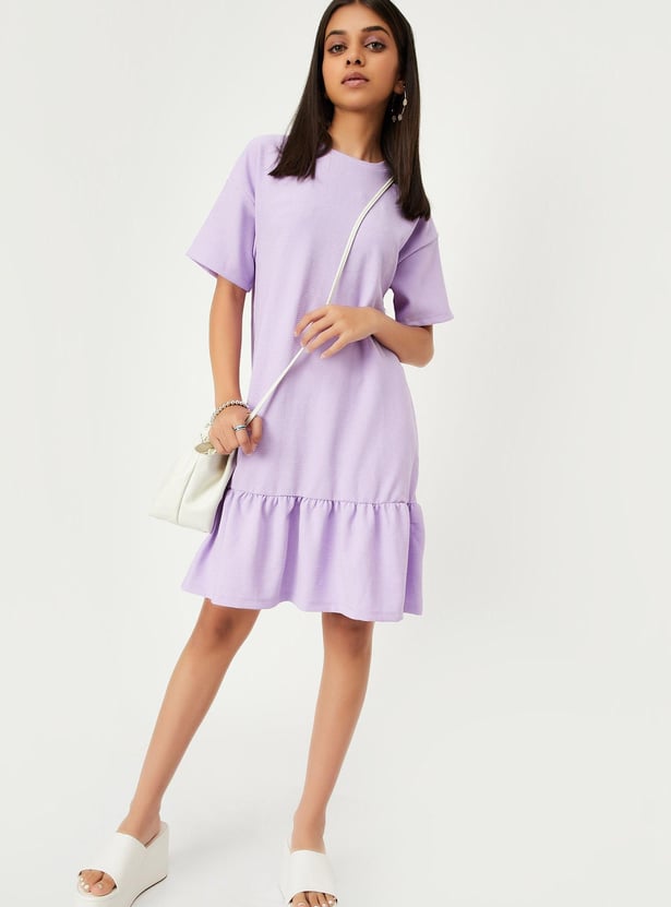 Girls A-line Knit Dress