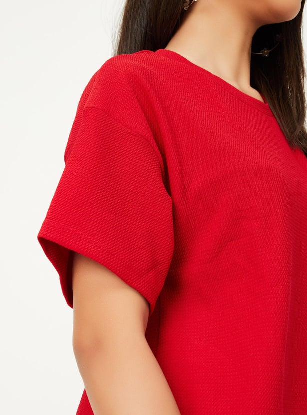 Girls A-line Knit Dress