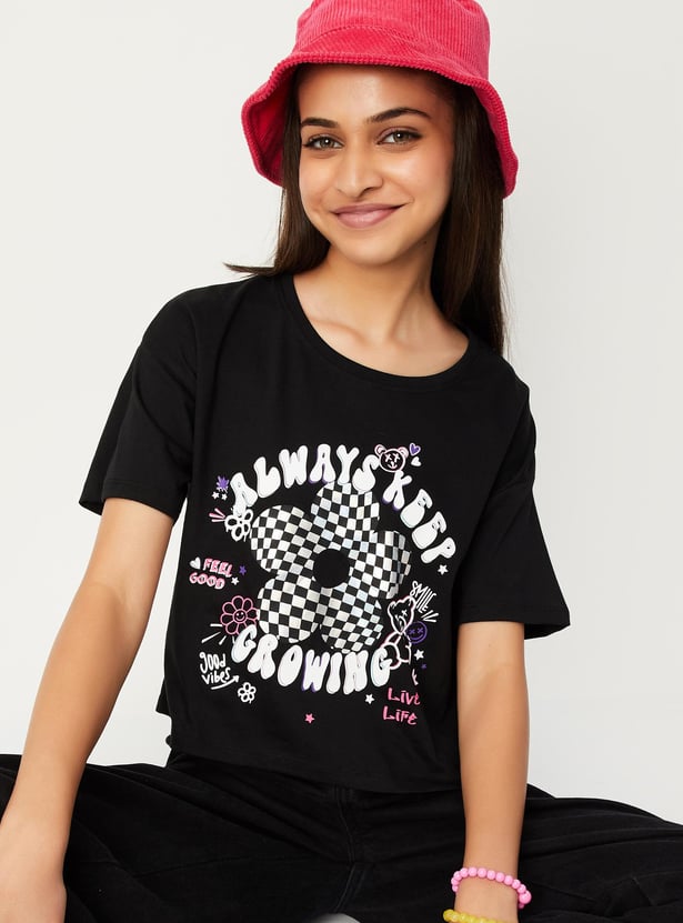 Girls Graphic Printed T-shirt
