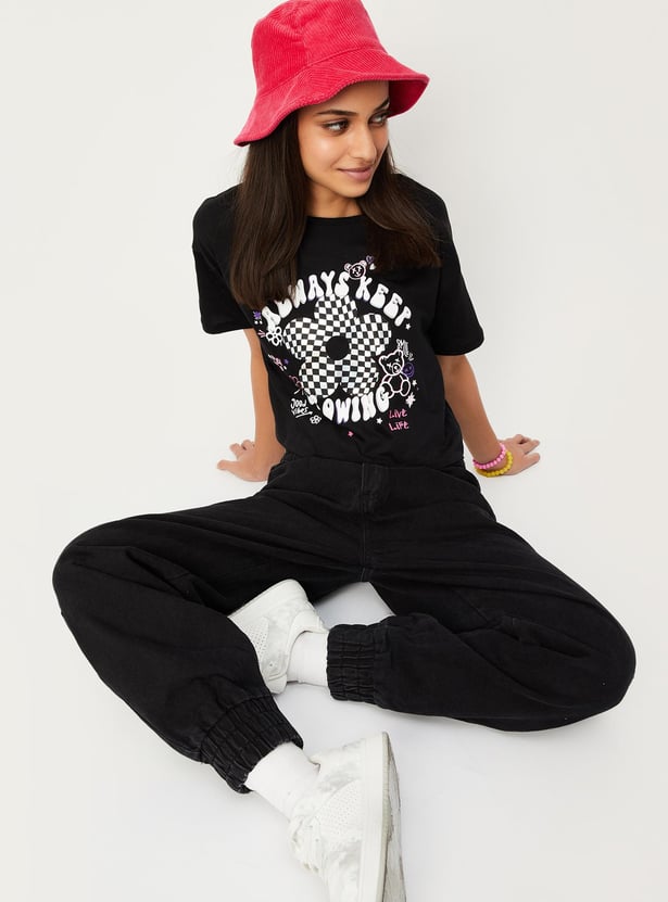 Girls Graphic Printed T-shirt