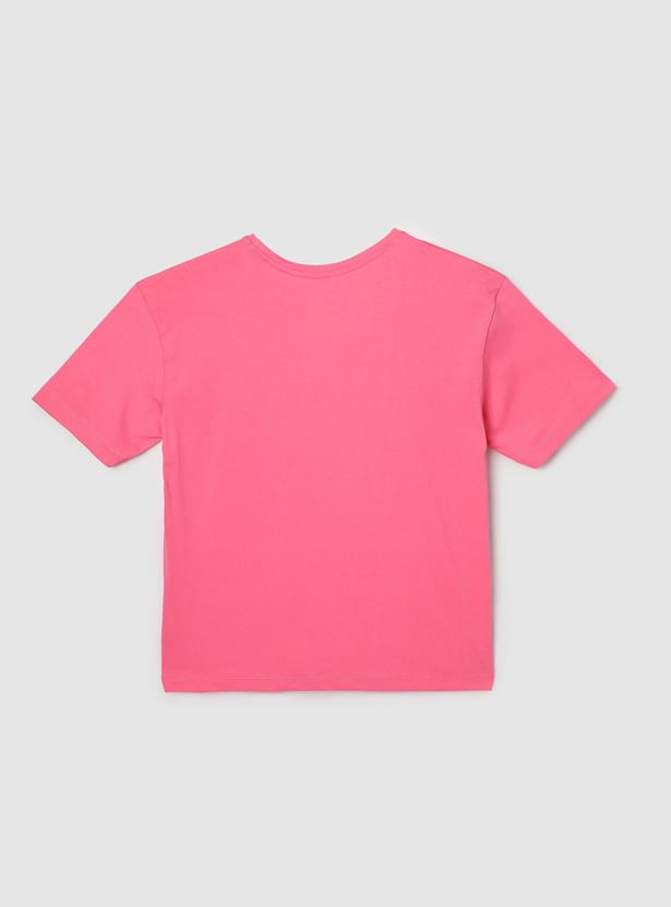 Girls Peanuts Printed T-shirt