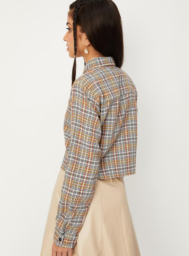 Girls Checked Casual Shirt