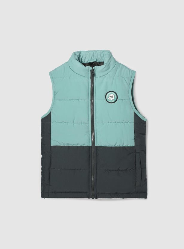 Boys Colourblocked Gilet