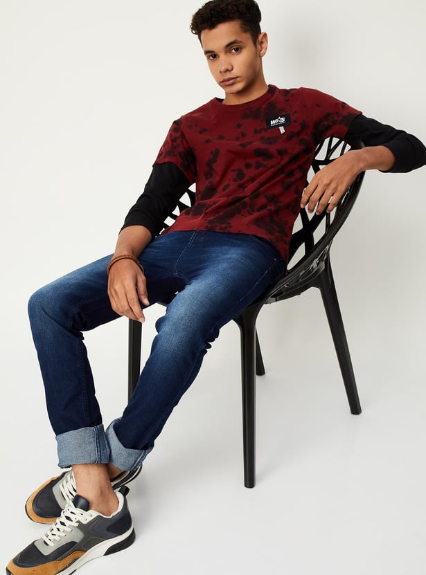 Boys Camouflage Print T-shirt