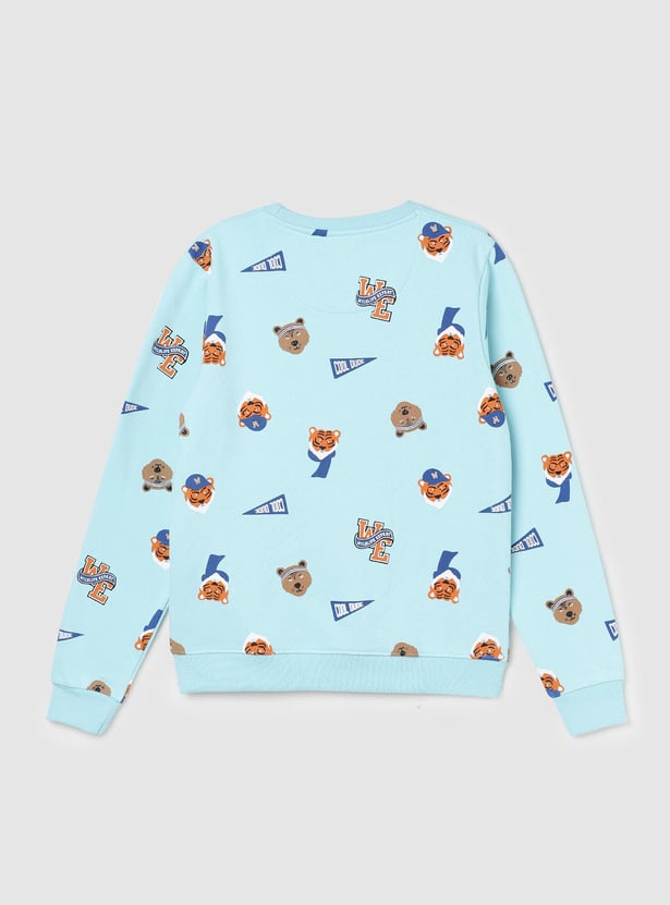 Boys Quirky Printed Sweatshirt