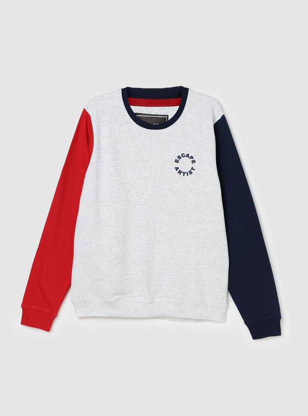 Boys Colourblock Sweatshirt