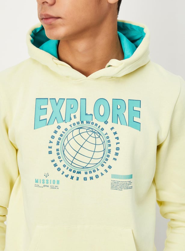 Boys Printed Hooded Sweatshirt