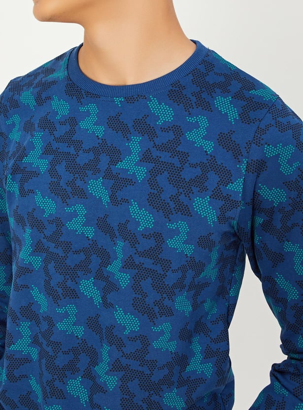 Boys Abstract Printed Sweatshirt