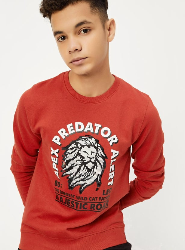 Boys Embellished Sweatshirt