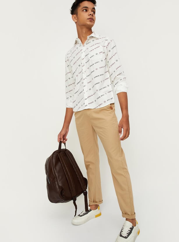 Boys All-Over Printed Shirt