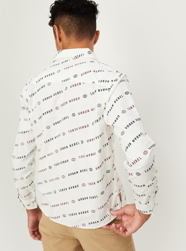 Boys All-Over Printed Shirt