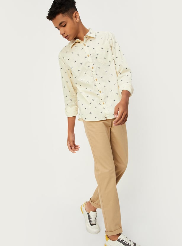 Boys All-Over Printed Shirt