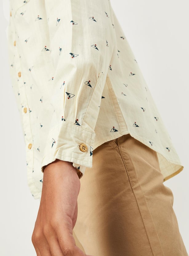 Boys All-Over Printed Shirt