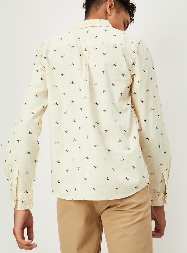 Boys All-Over Printed Shirt