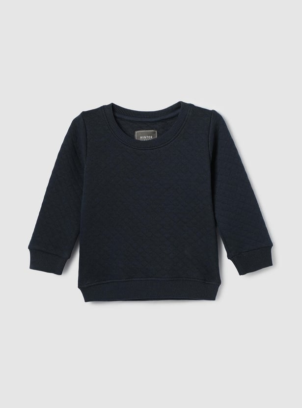 Boys Quilted Sweatshirt