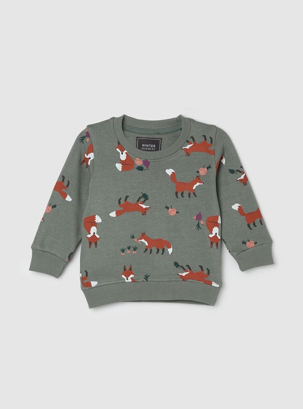 Boys Quirky Printed Sweatshirt