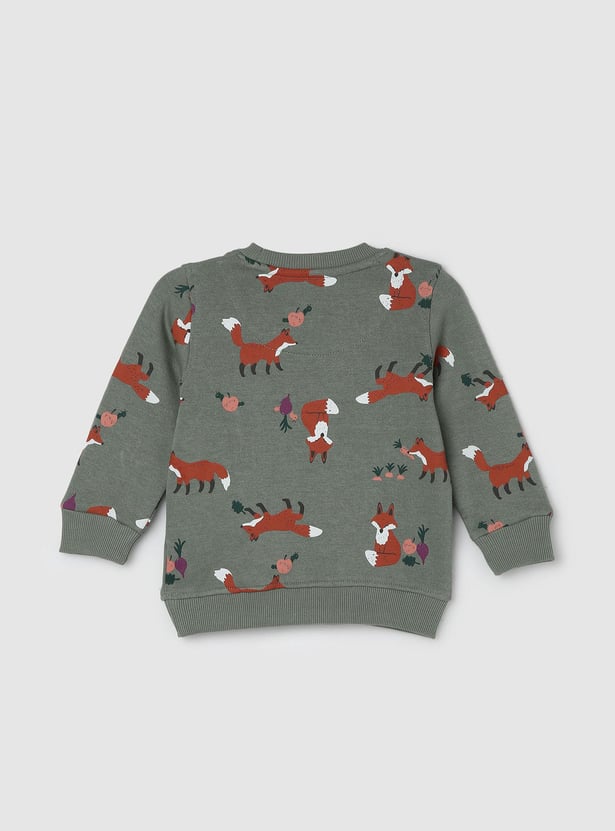 Boys Quirky Printed Sweatshirt