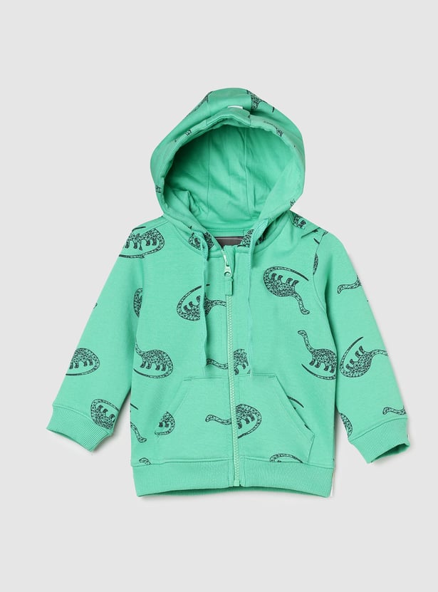 Boys Printed Hooded Sweatshirt