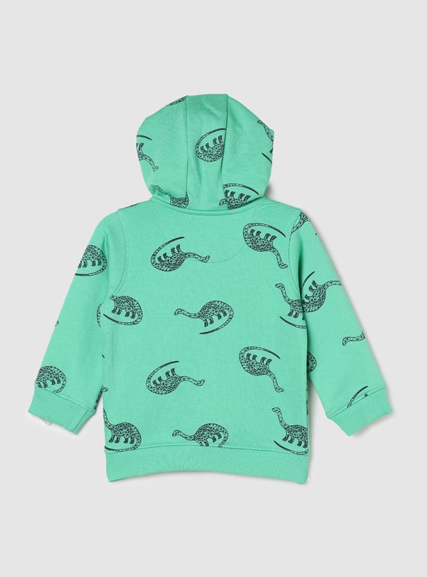 Boys Printed Hooded Sweatshirt