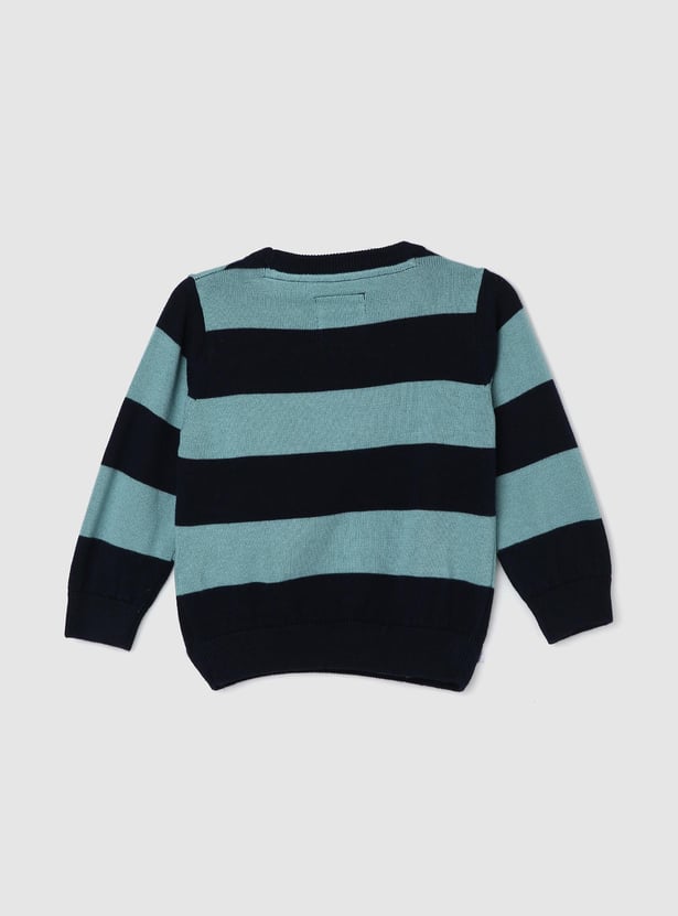 Boys Striped Knitted Sweater